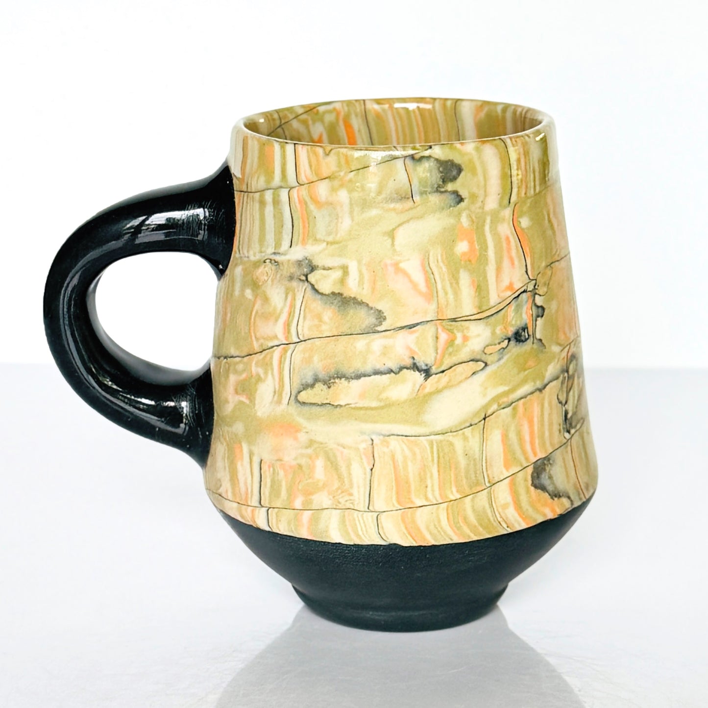 Patterned Nerikomi Stoneware Mug
