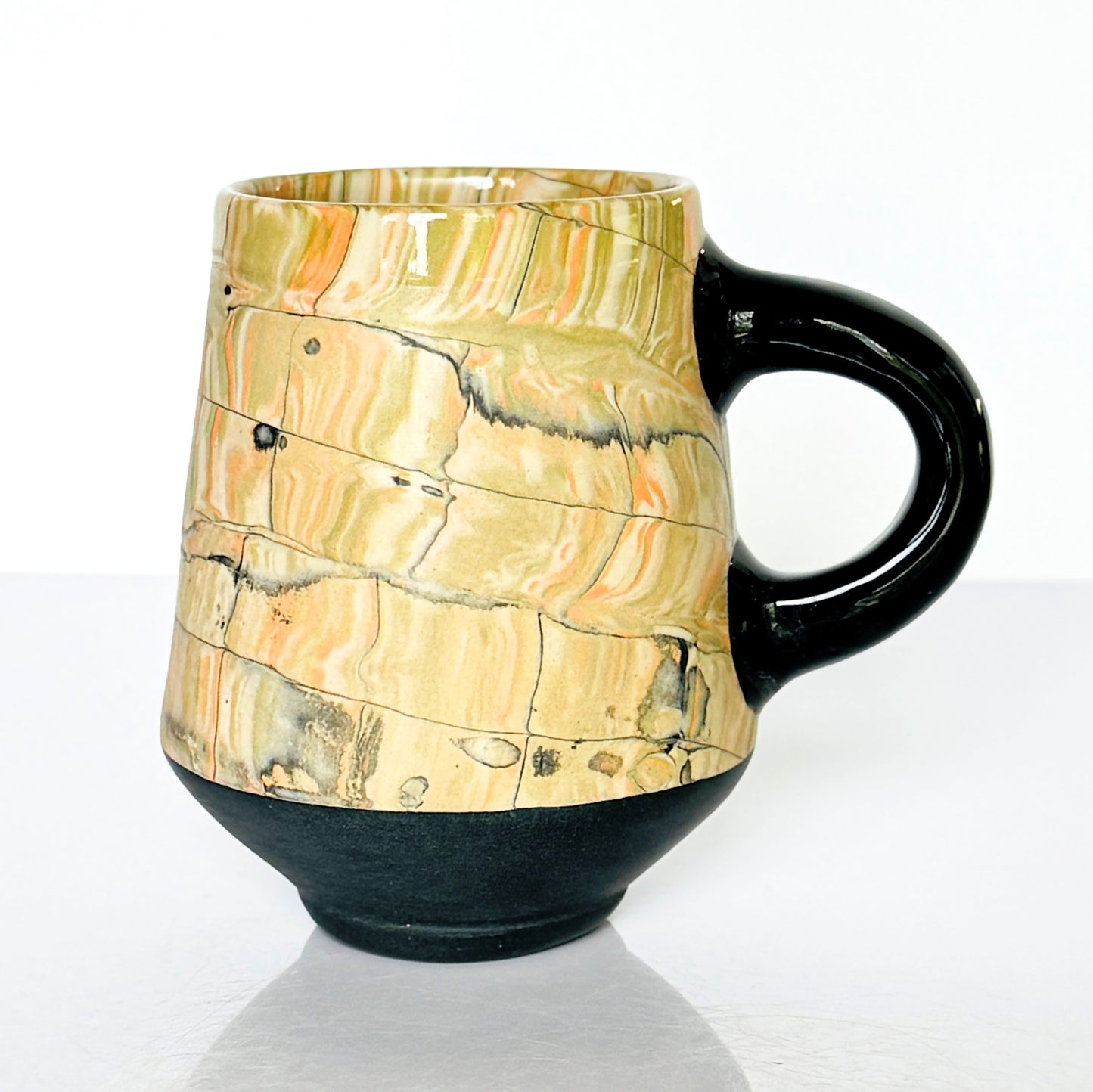 Patterned Nerikomi Stoneware Mug
