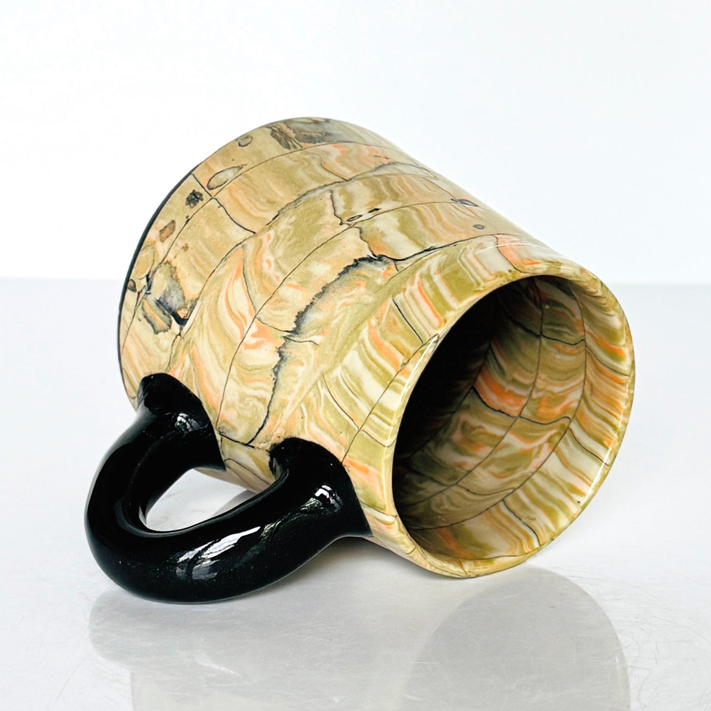 Patterned Nerikomi Stoneware Mug