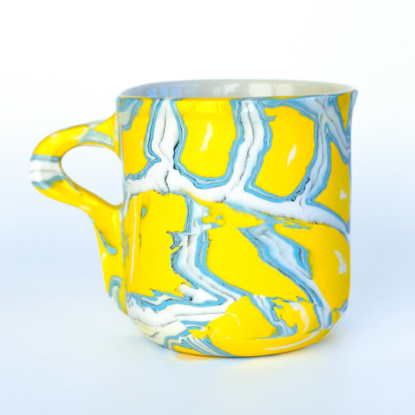 Yellow/Blue Series Nerikomi Mug 1.5