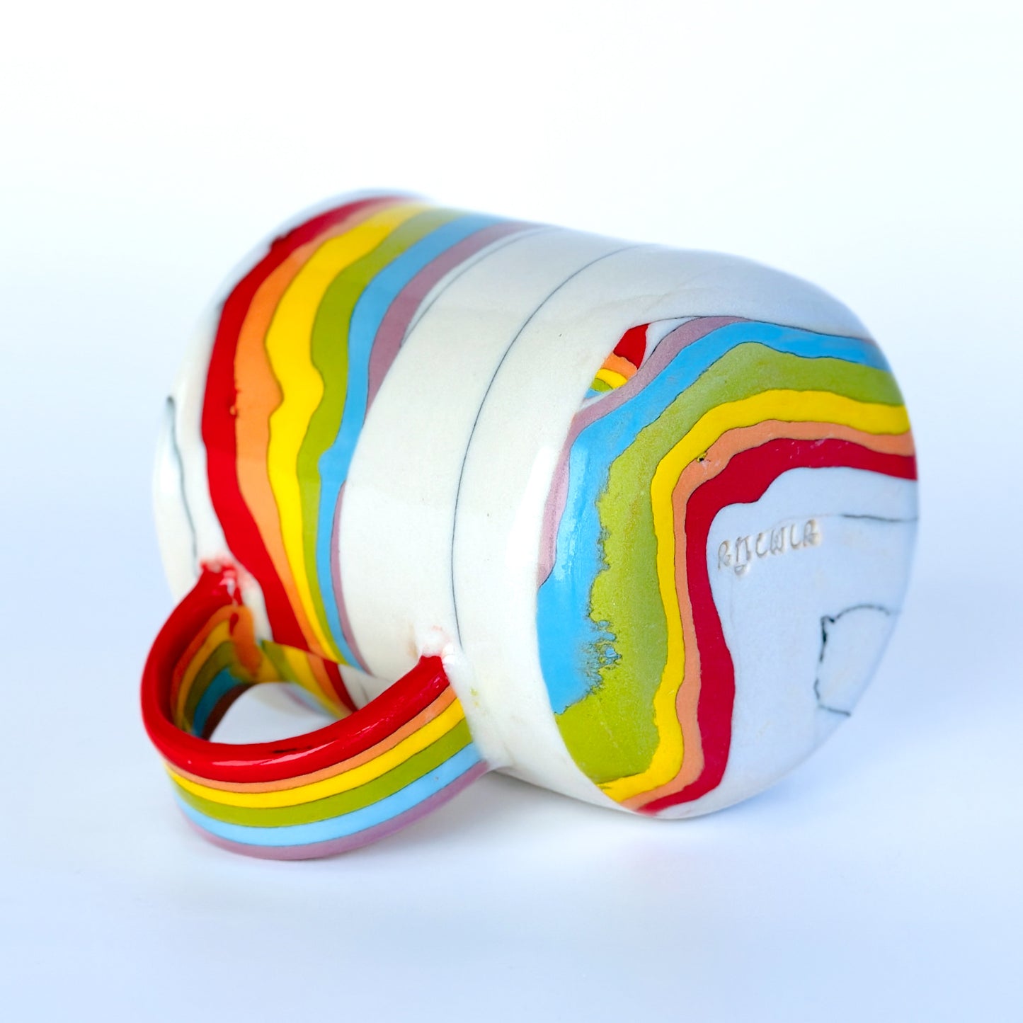 Rainbow Mug 3.5 - Fully Glazed