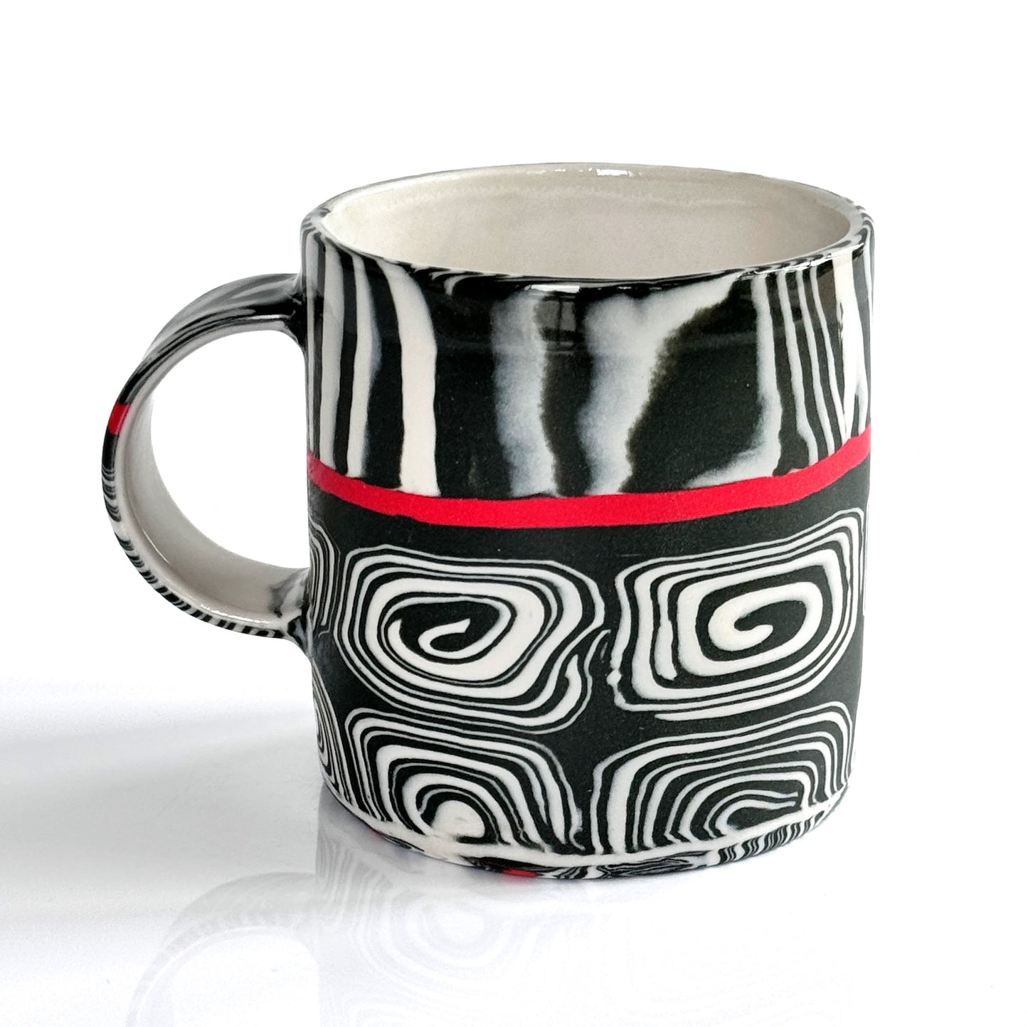 Black & White Nerikomi Mug 3.1