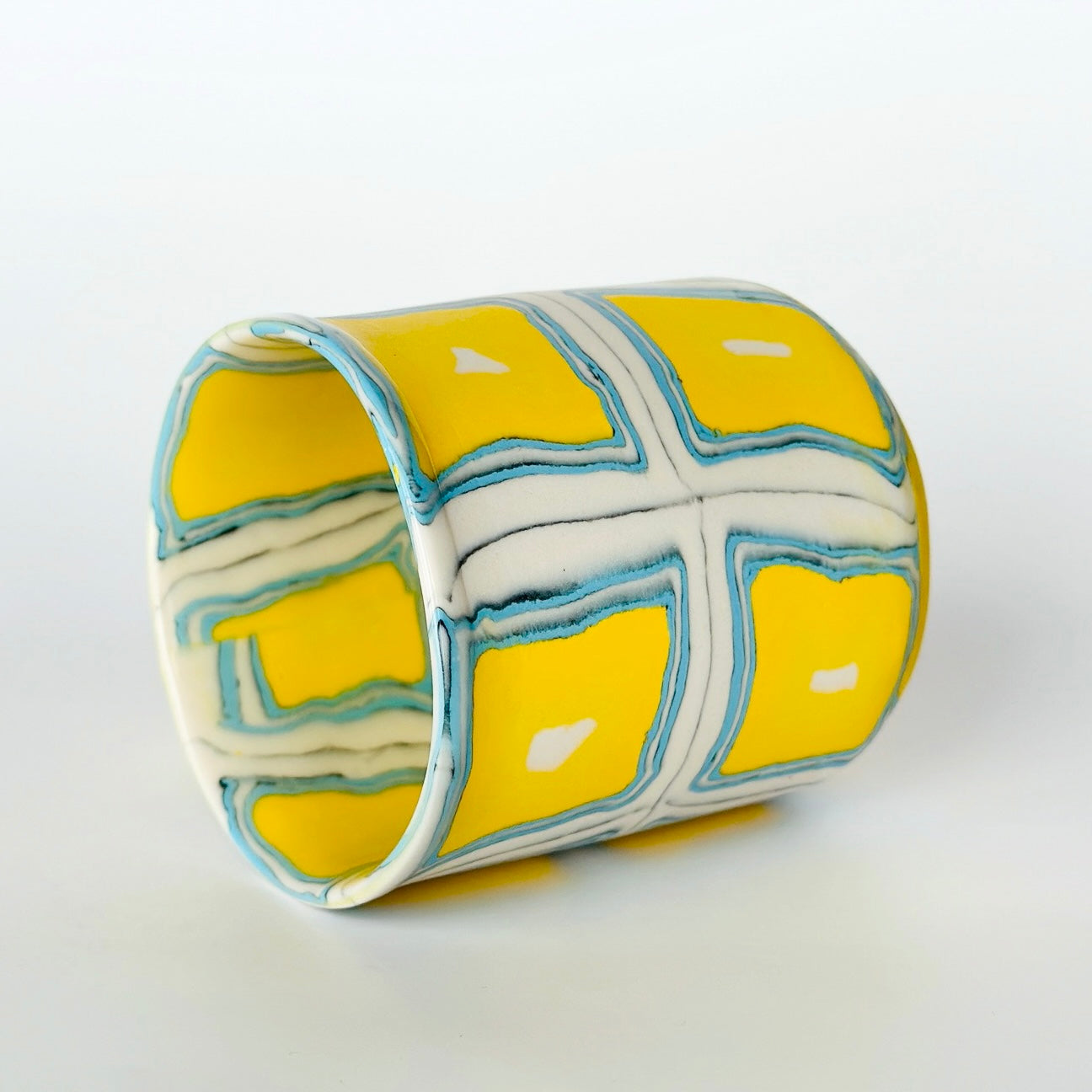 Yellow/Blue Series Nerikomi Mug 1.2