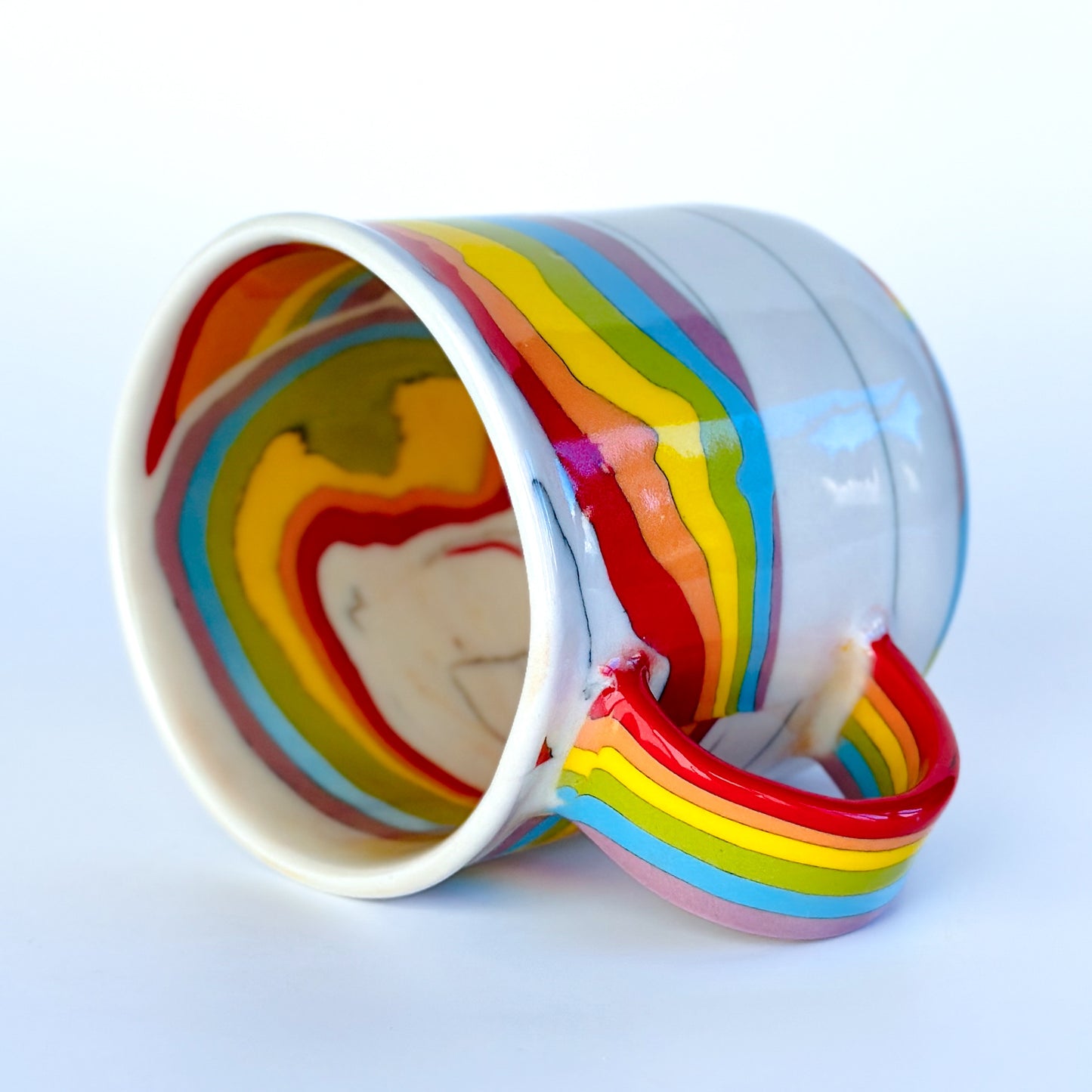 Rainbow Mug 3.5 - Fully Glazed