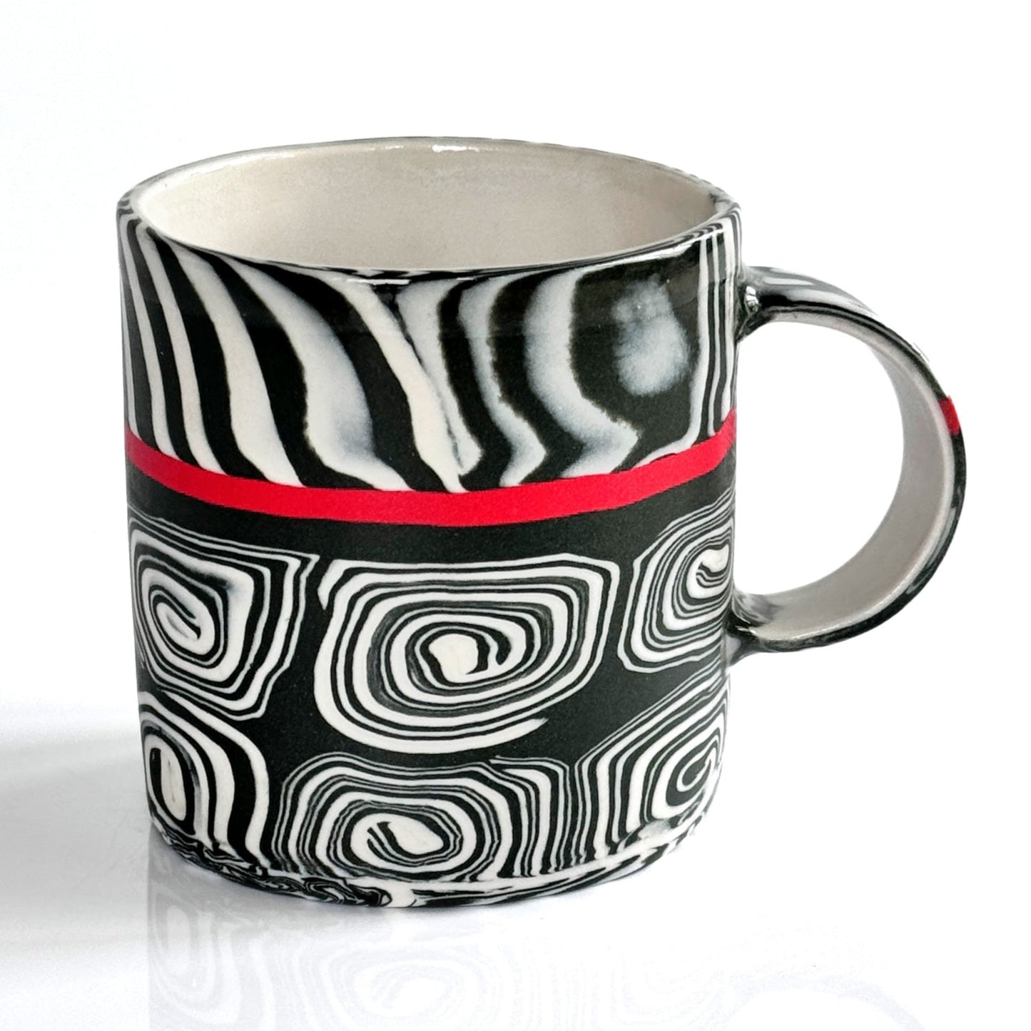 Black & White Nerikomi Mug 3.1