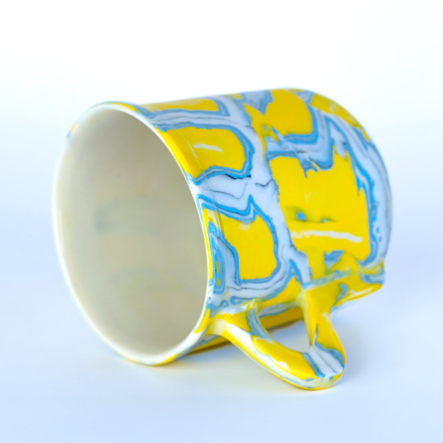 Yellow/Blue Series Nerikomi Mug 1.5