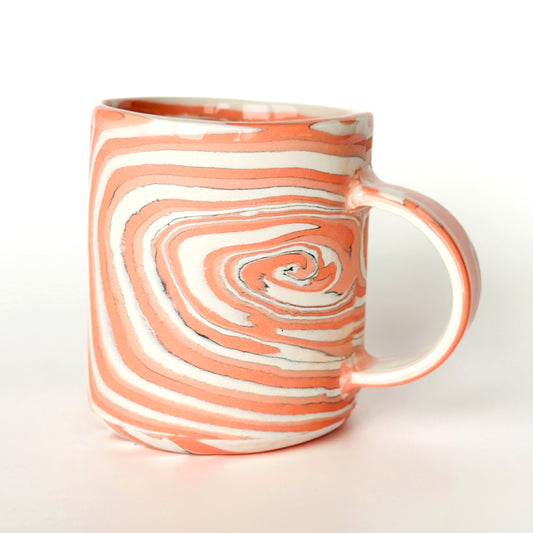 Pink Spiral Nerikomi Mug 1.2