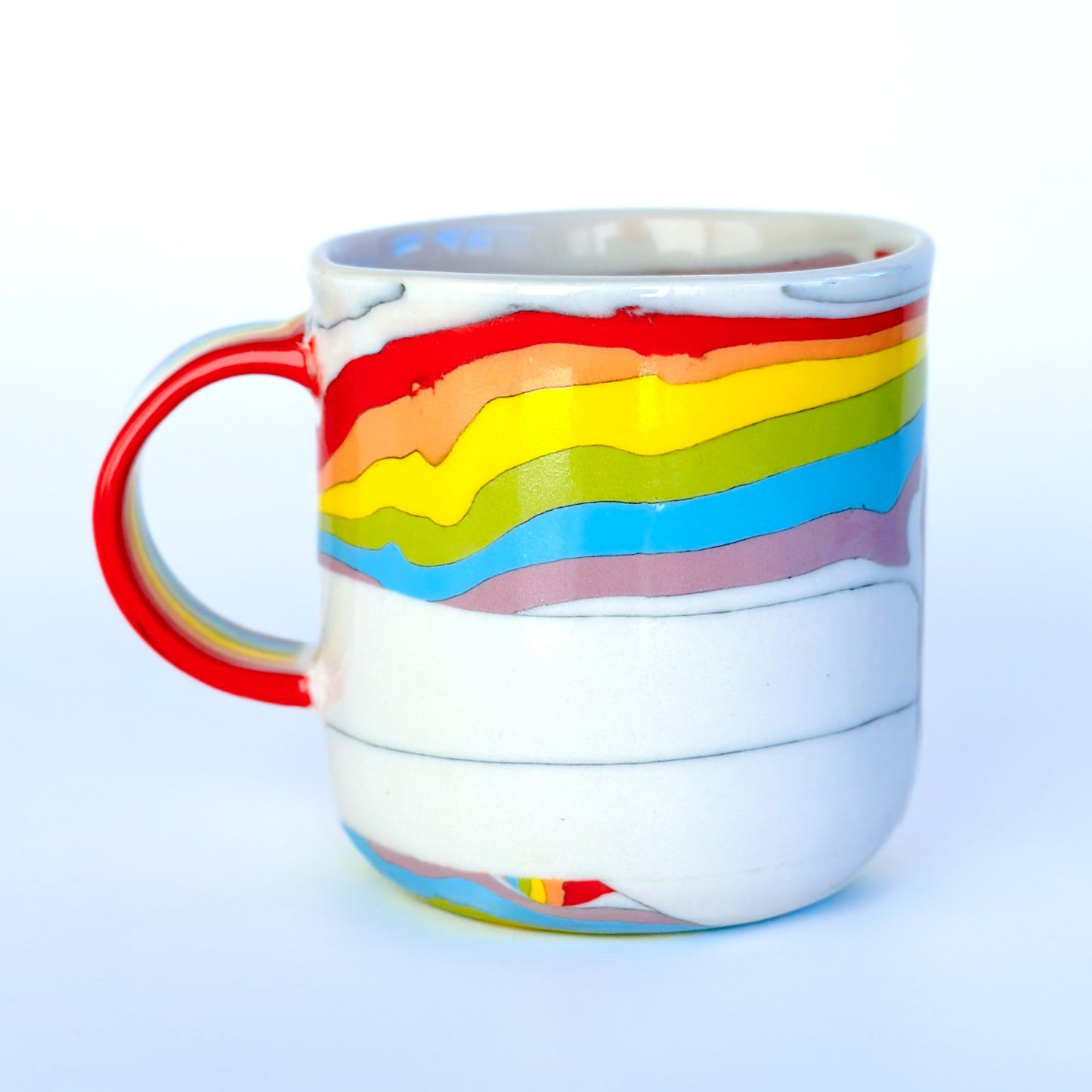 Rainbow Mug 3.5 - Fully Glazed