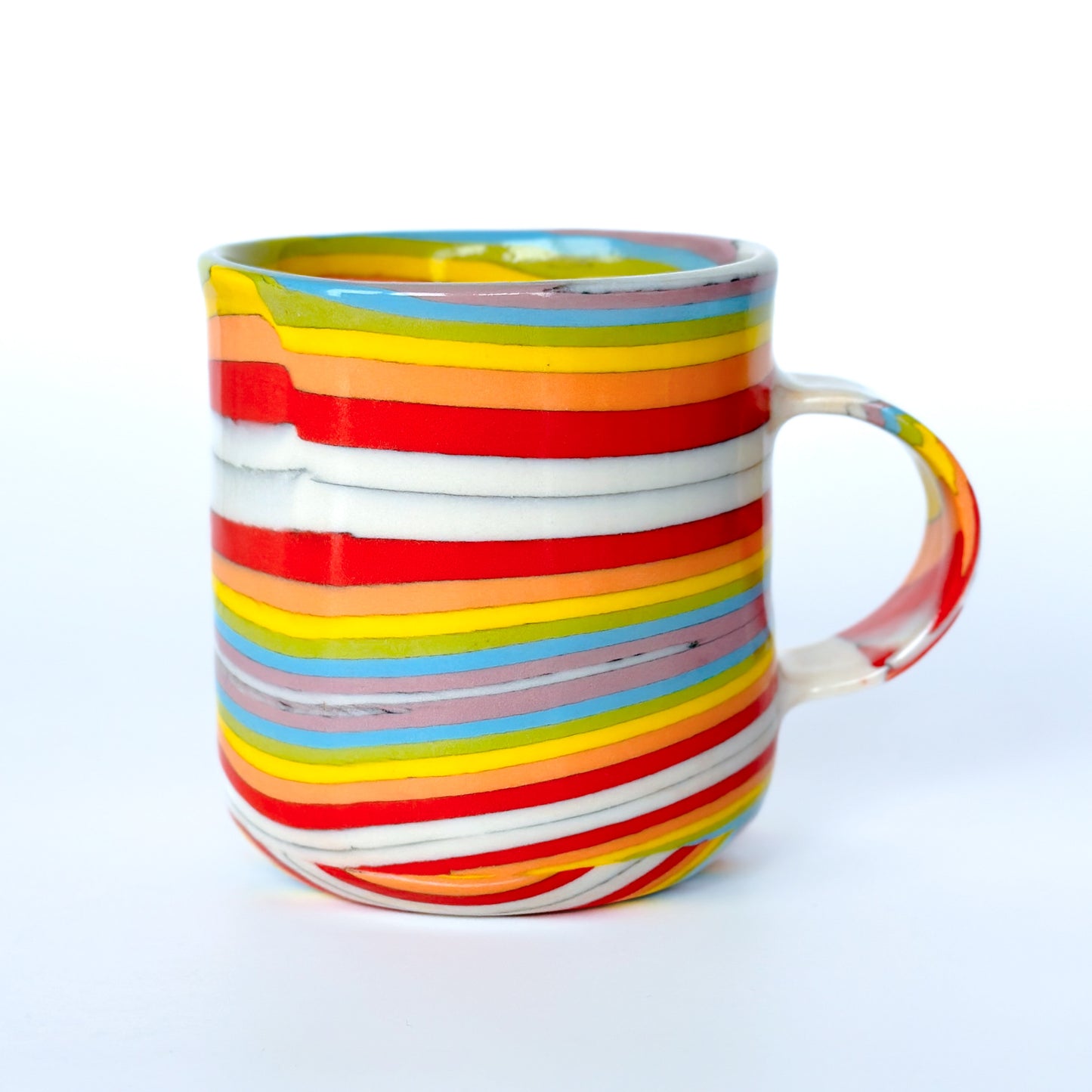 Rainbow Mug 3.3 - Fully Glazed