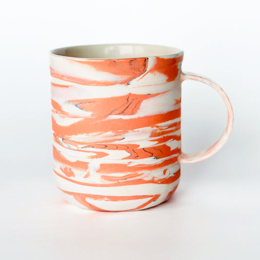 Pink Spiral Nerikomi Mug 1