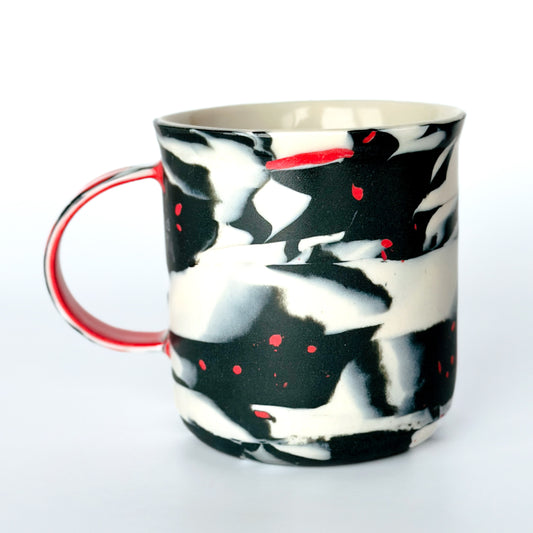 Black & White Nerikomi Mug 2.5