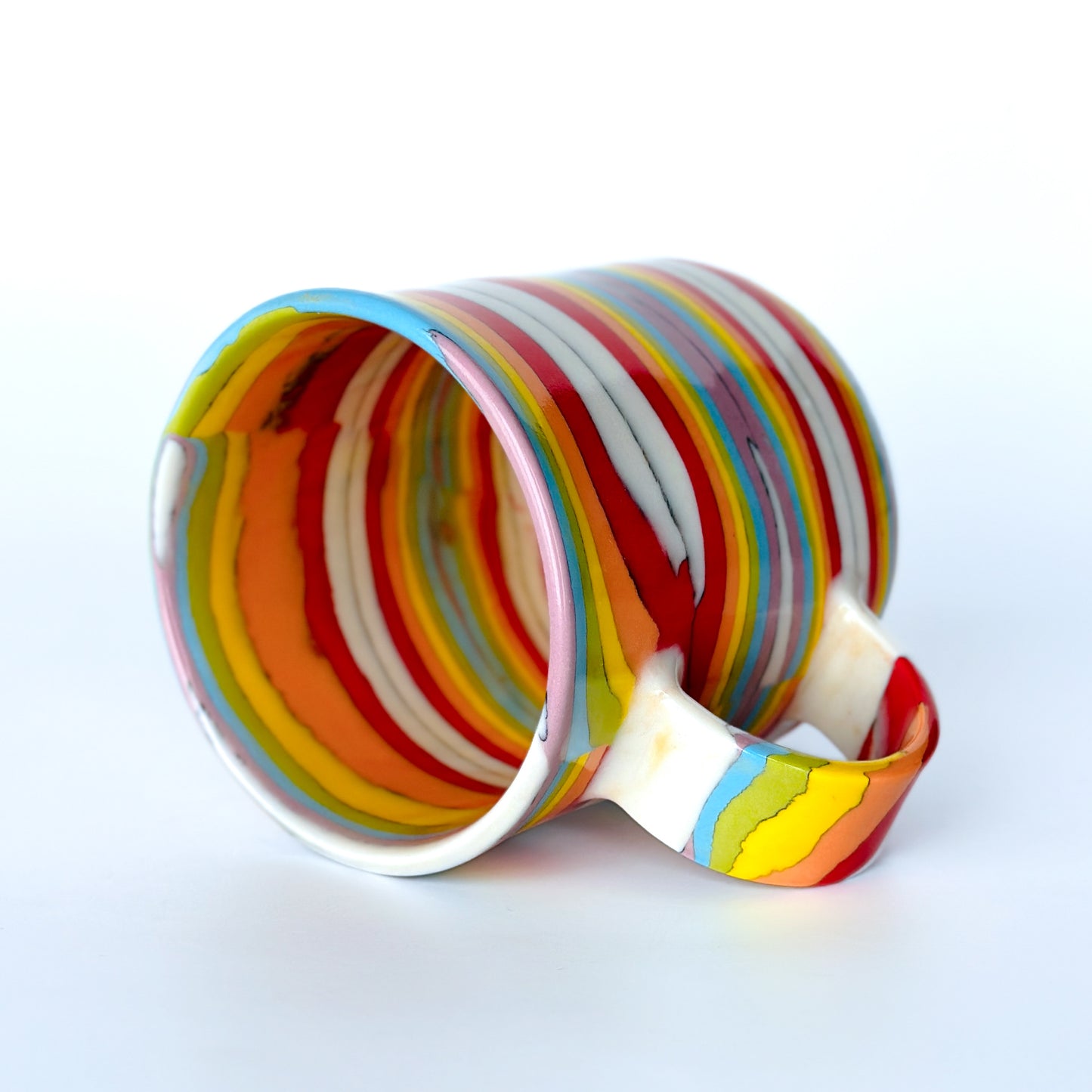 Rainbow Mug 3.3 - Fully Glazed