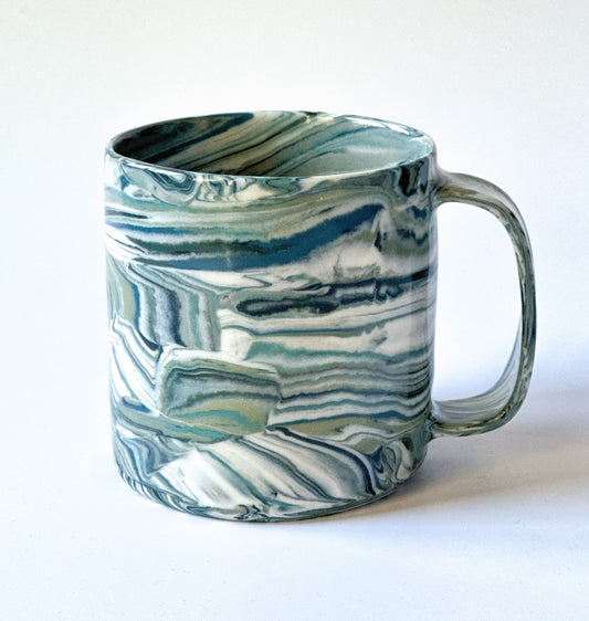 Grey Agate Mug 3 - Fully Glazed