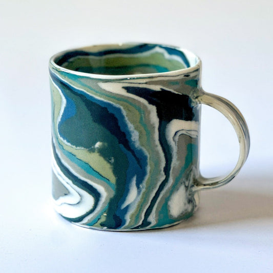 Grey Agate Mug 5 - Fully Glazed