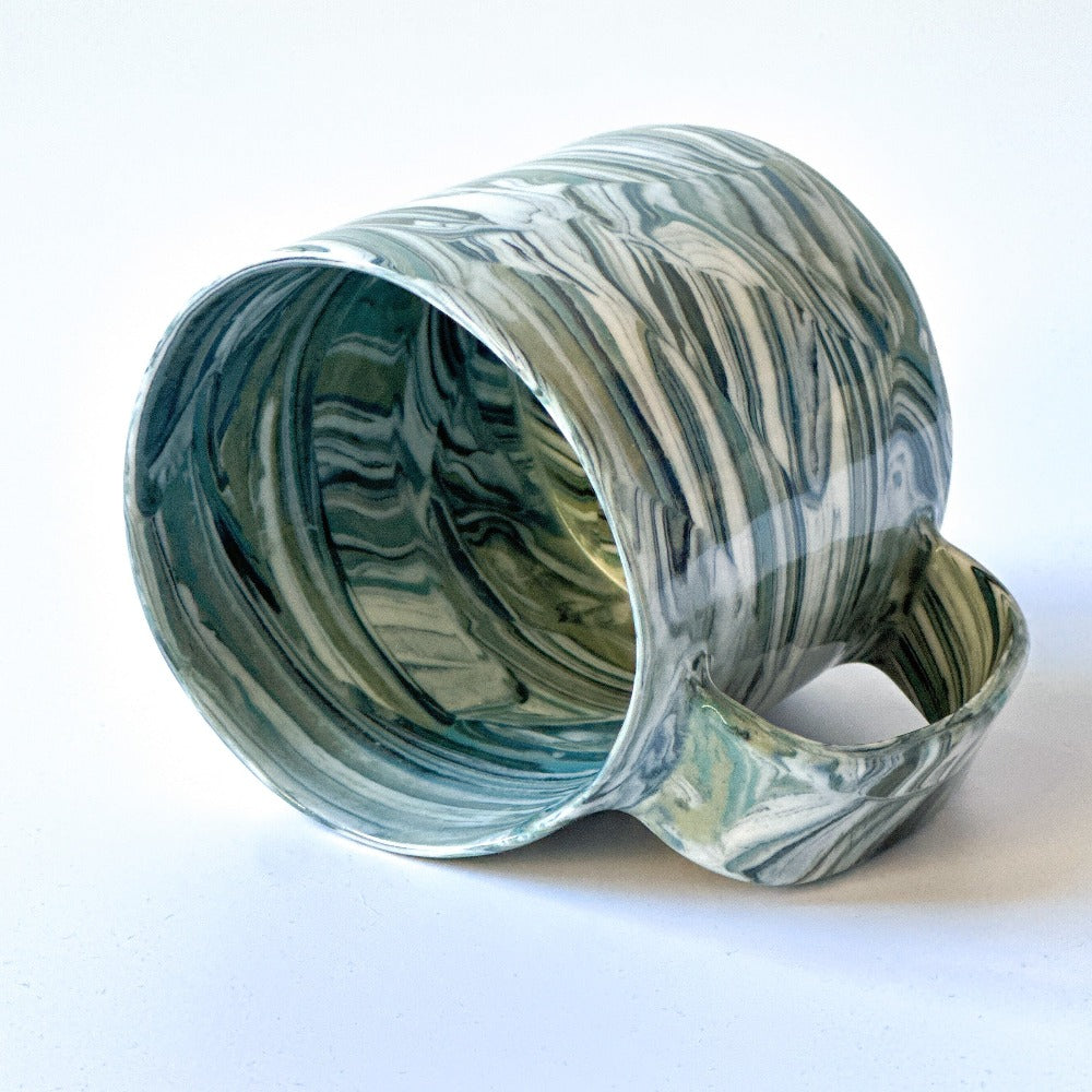 Grey Agate Mug 3 - Fully Glazed