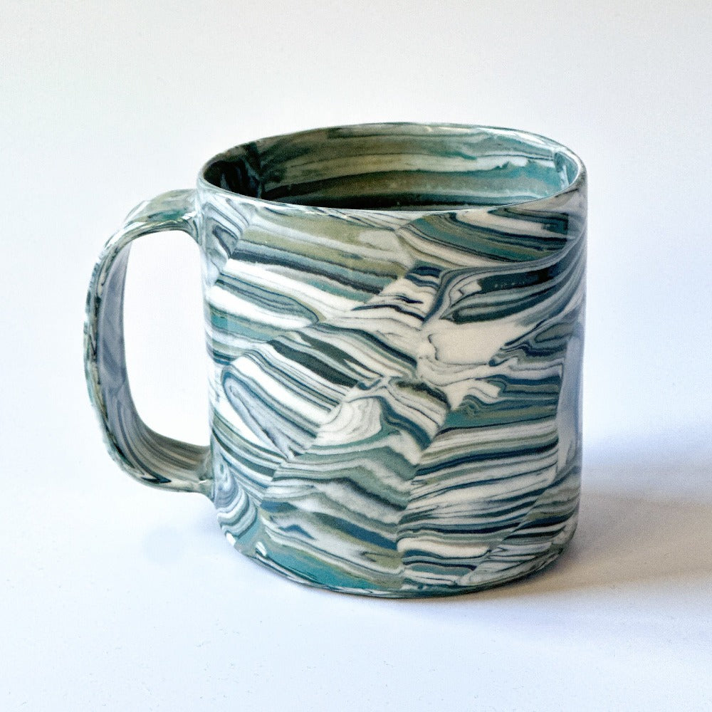 Grey Agate Mug 3 - Fully Glazed