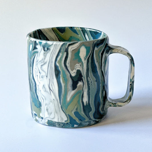 Grey Agate Mug 2 - Fully Glazed