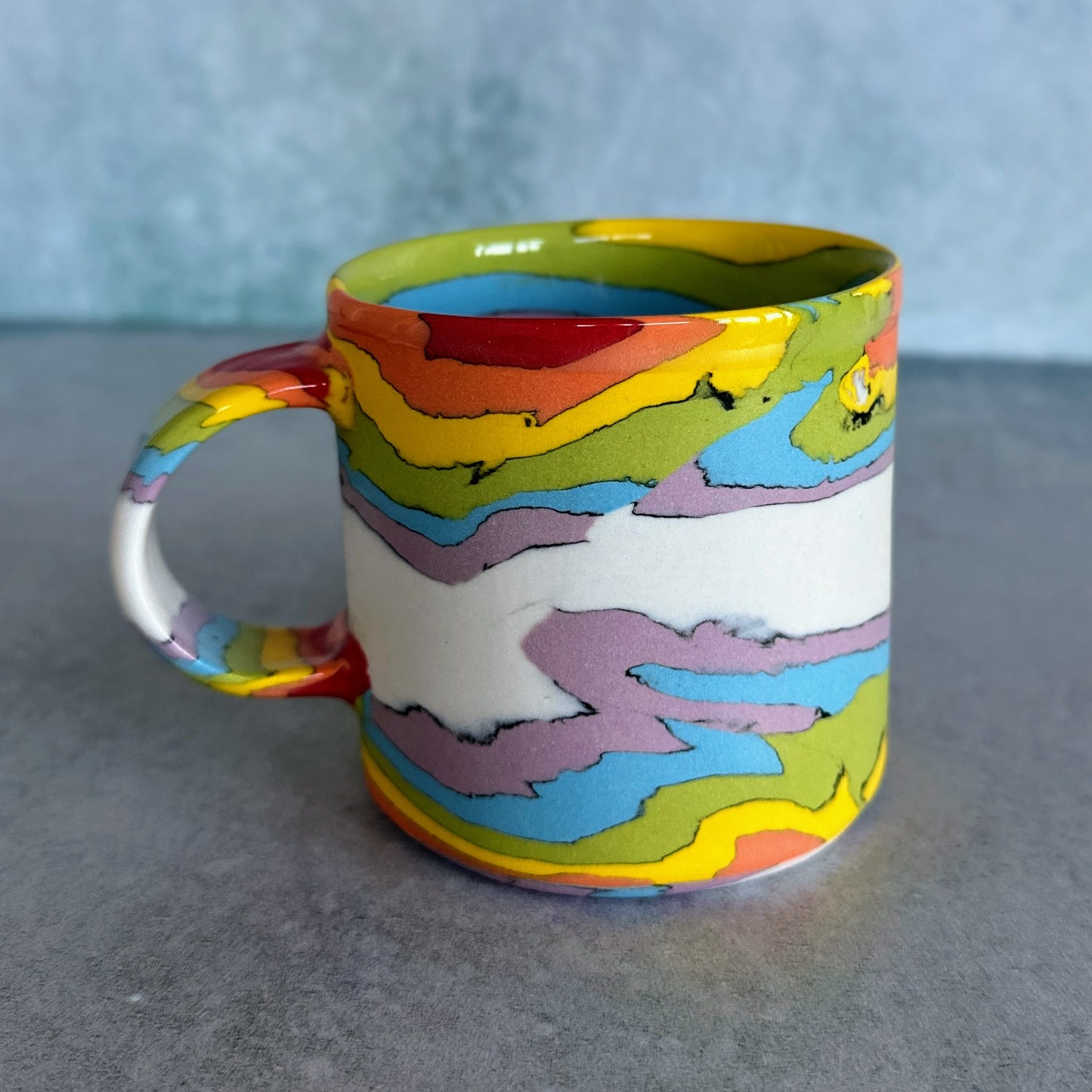 Rainbow Nerikomi Mug 2