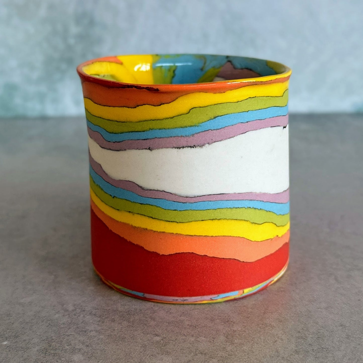 Rainbow Nerikomi Mug 1