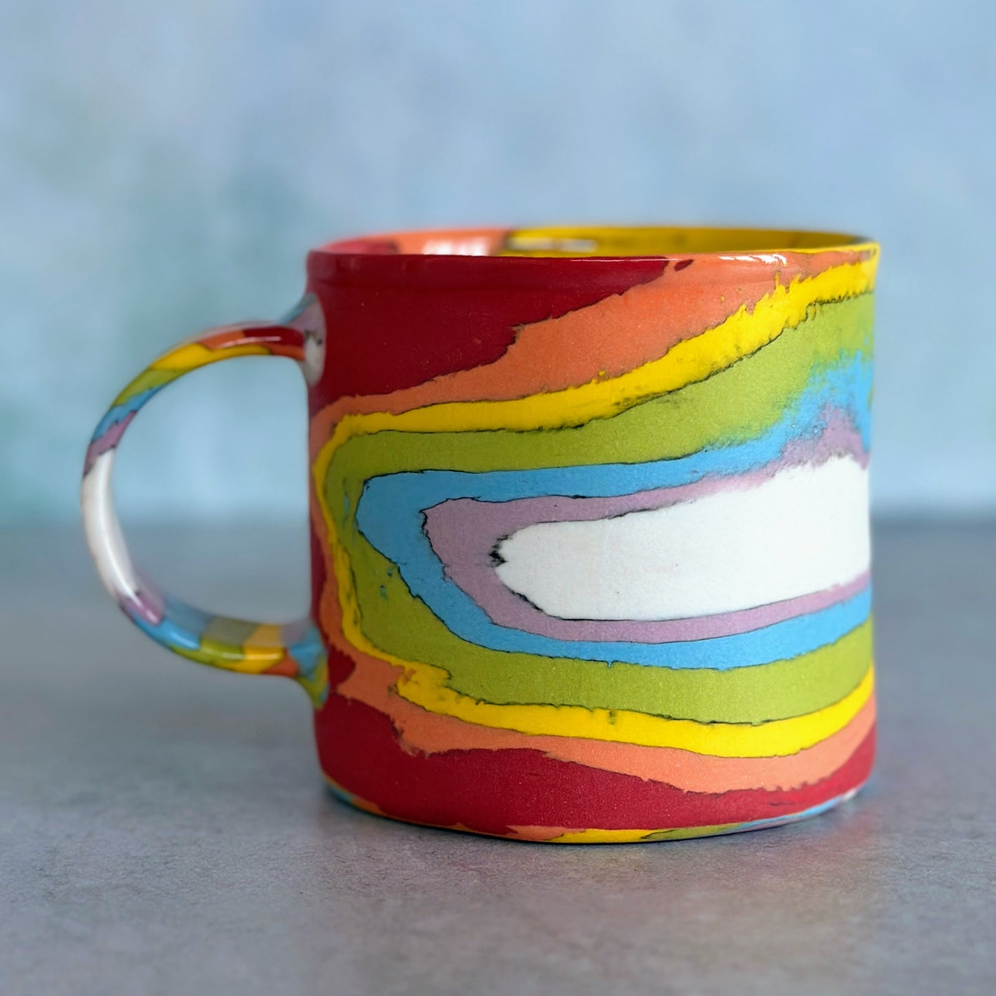 Rainbow Nerikomi Mug 3