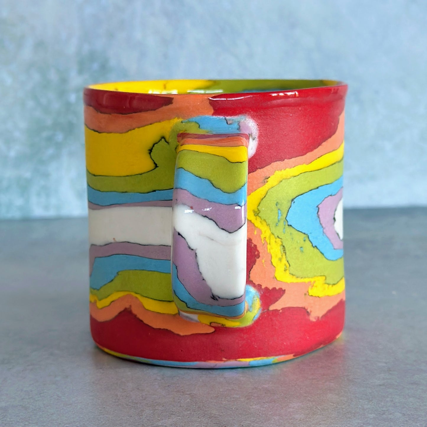 Rainbow Nerikomi Mug 3