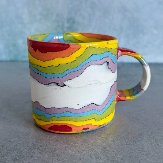 Rainbow Nerikomi Mug 2