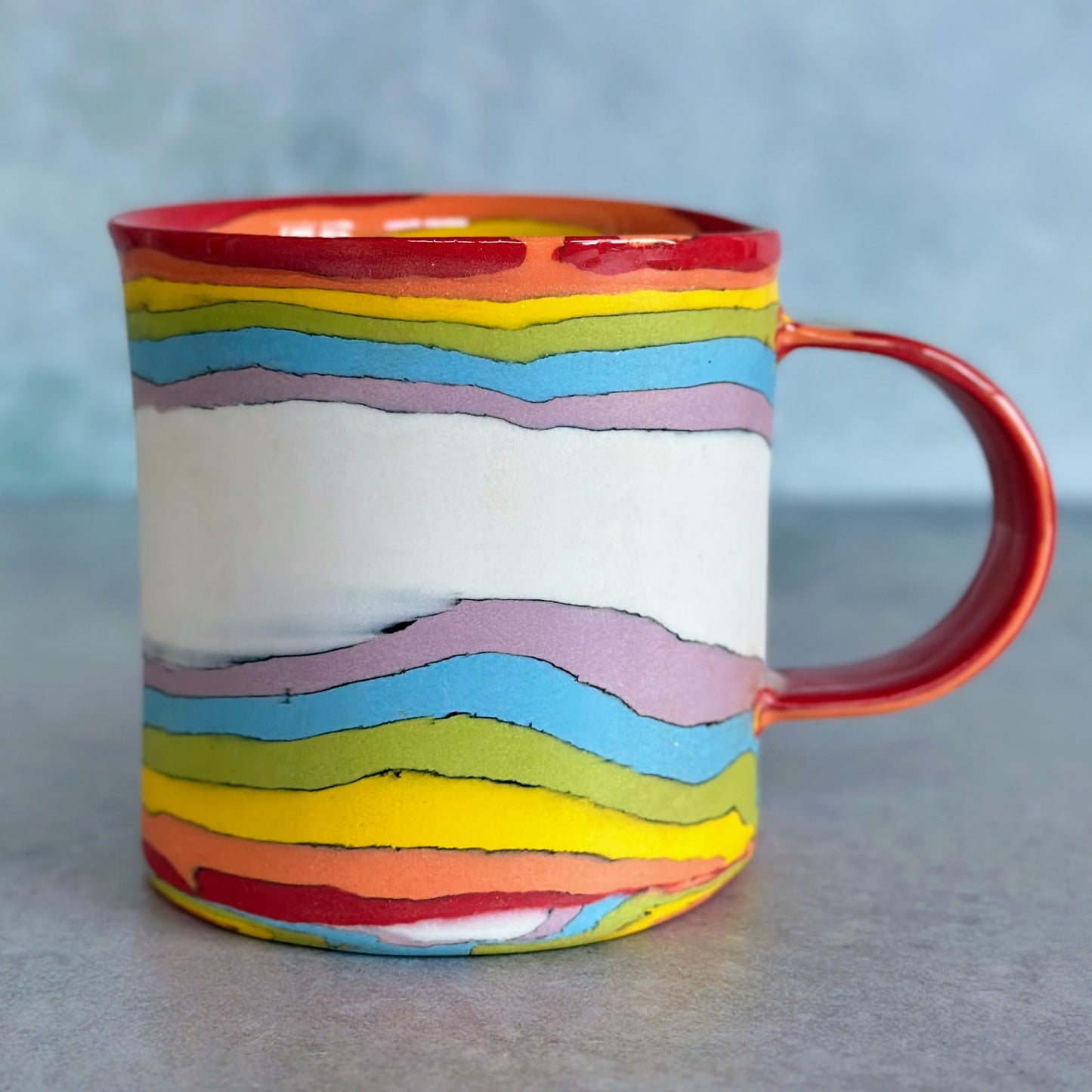 Rainbow Nerikomi Mug 4