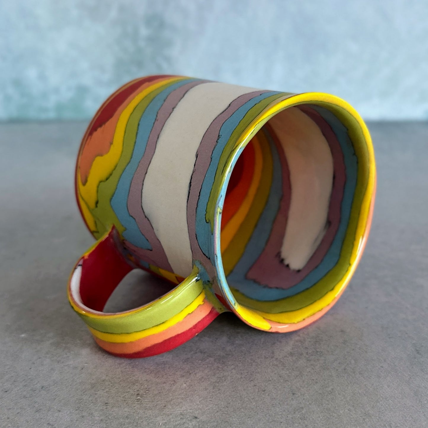 Rainbow Nerikomi Mug 1