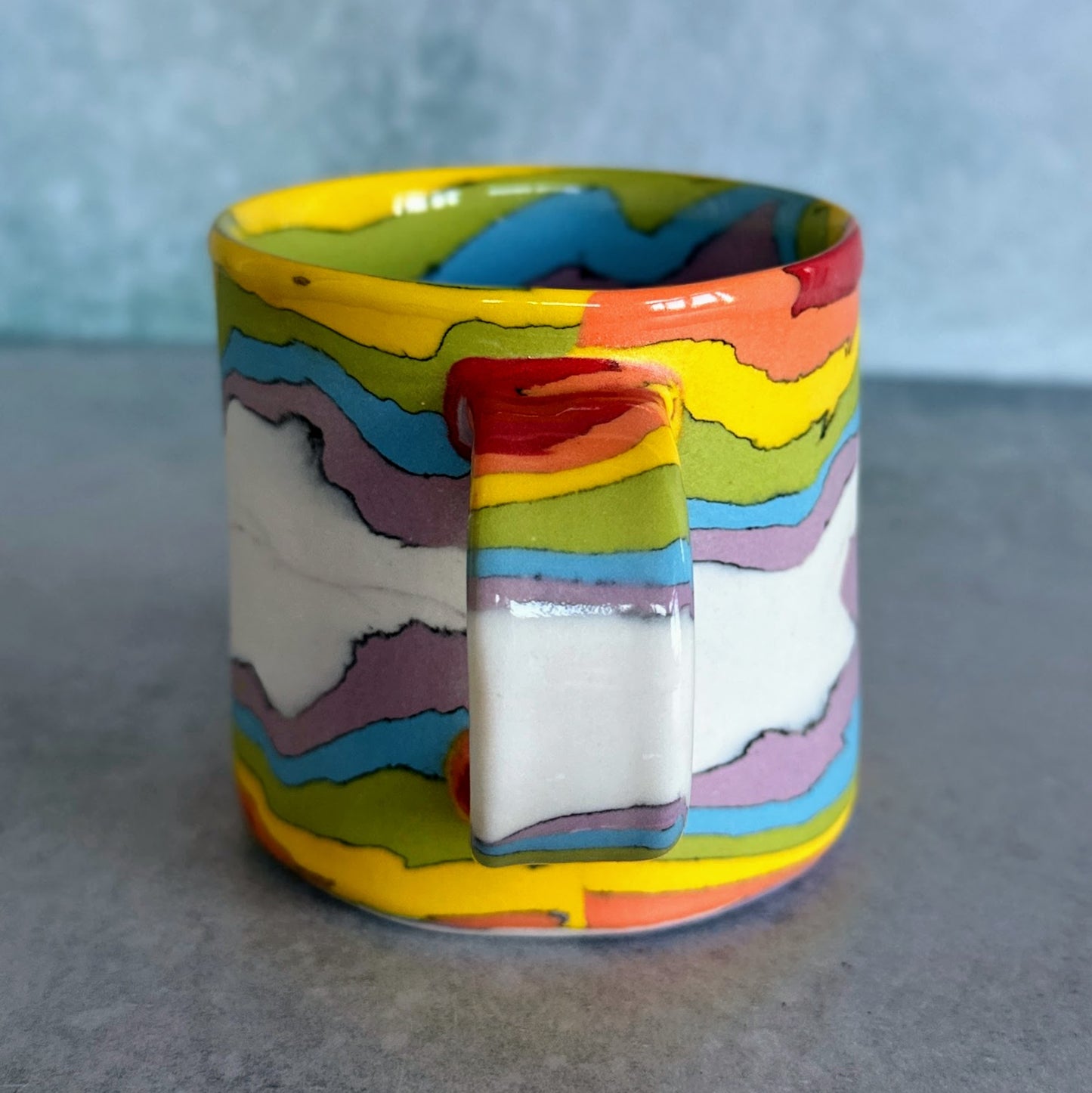 Rainbow Nerikomi Mug 2