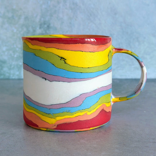 Rainbow Nerikomi Mug 3