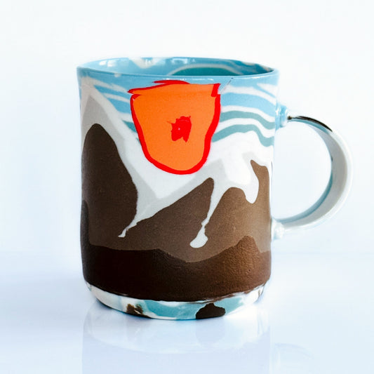 Snowy Mountain Mug 1.5