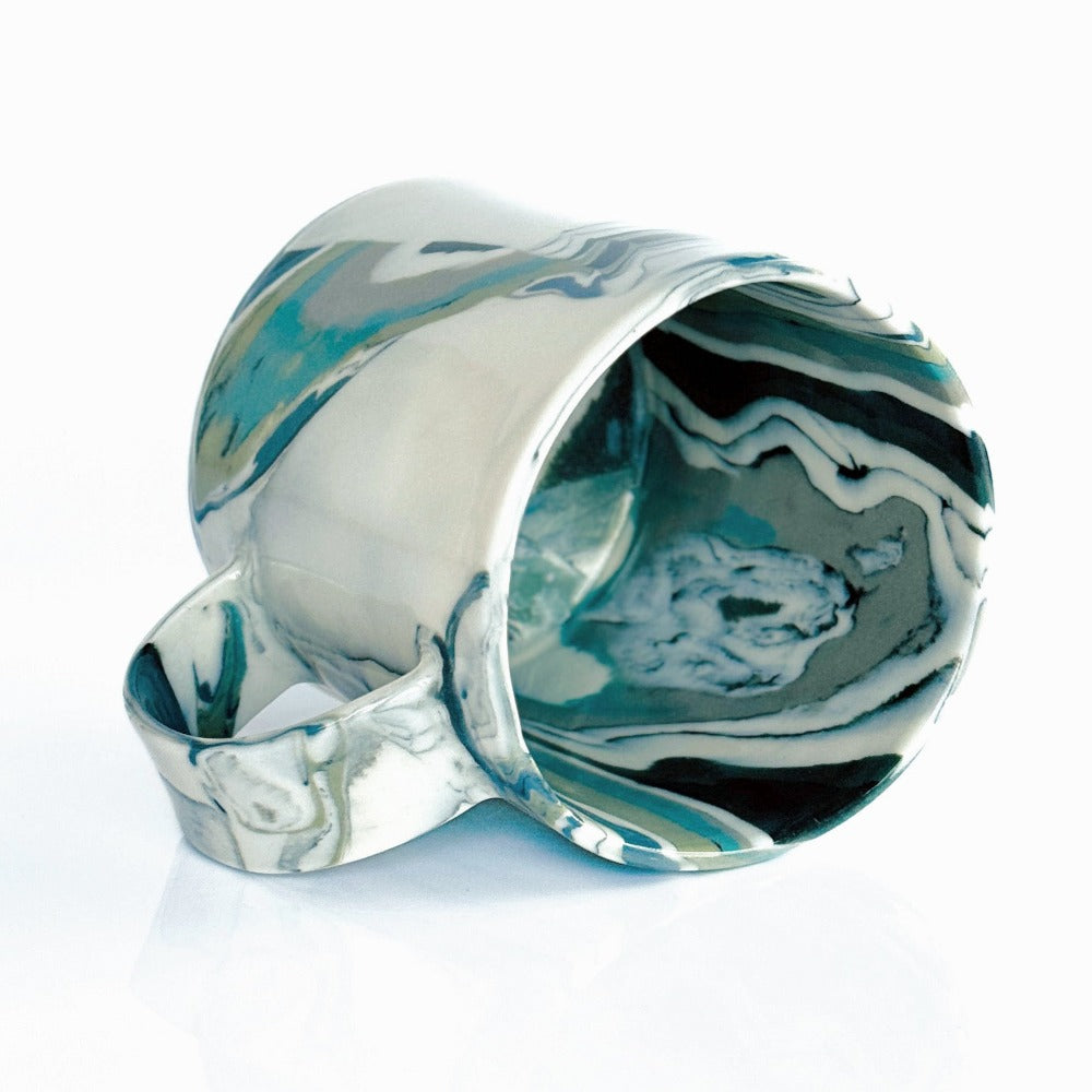 Grey Agate Mug 7 - Fully Glazed