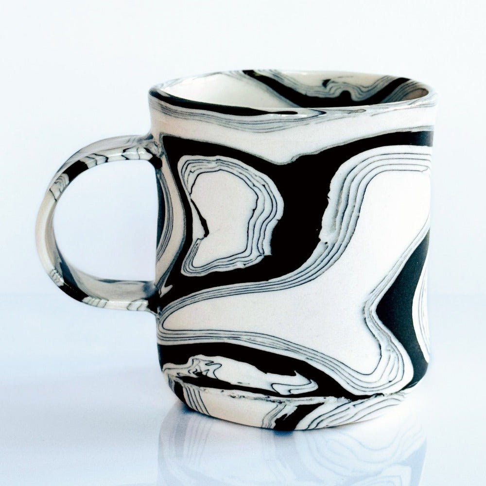 Black & White Nerikomi Mug 4.0