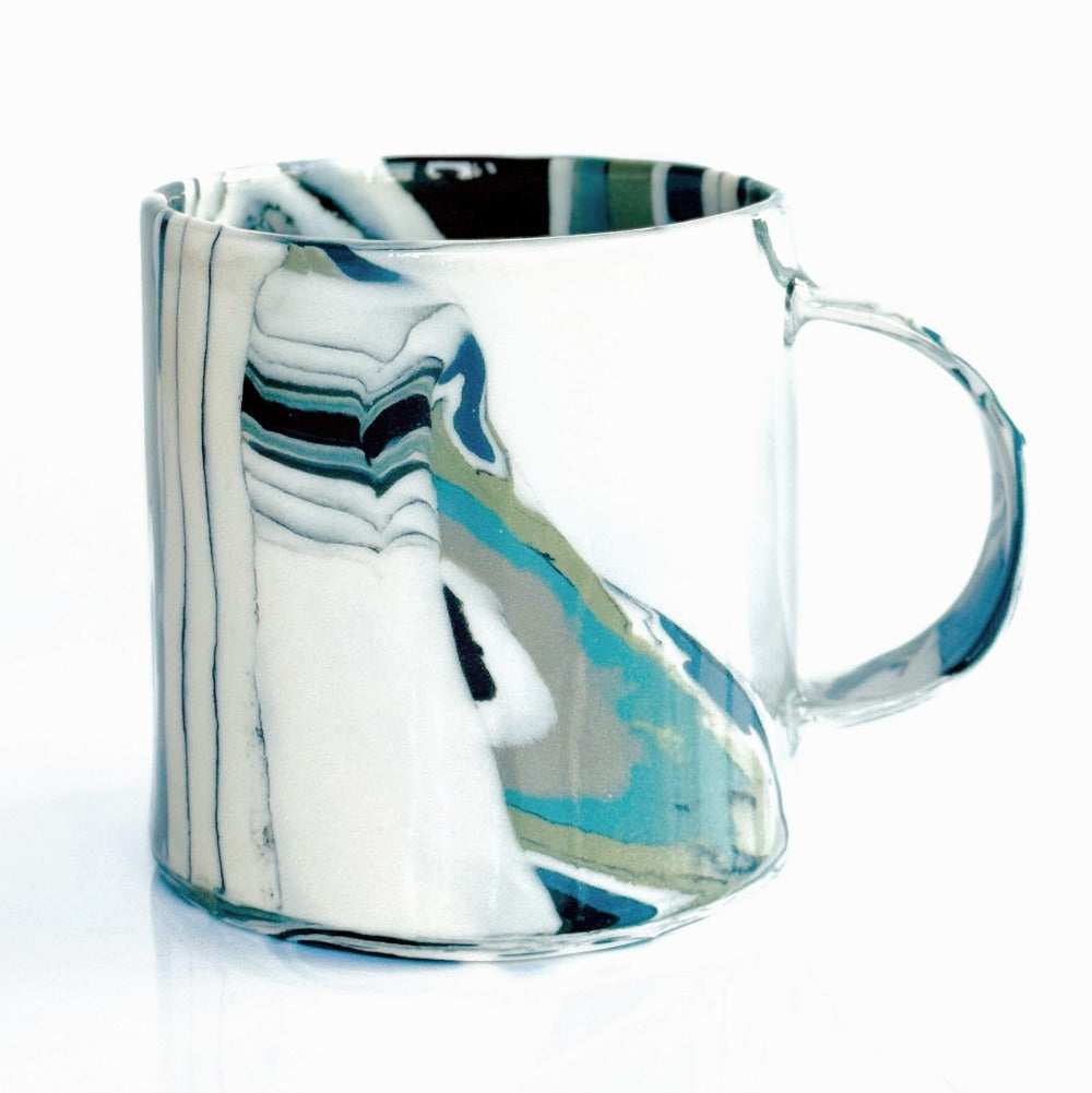 Grey Agate Mug 7 - Fully Glazed