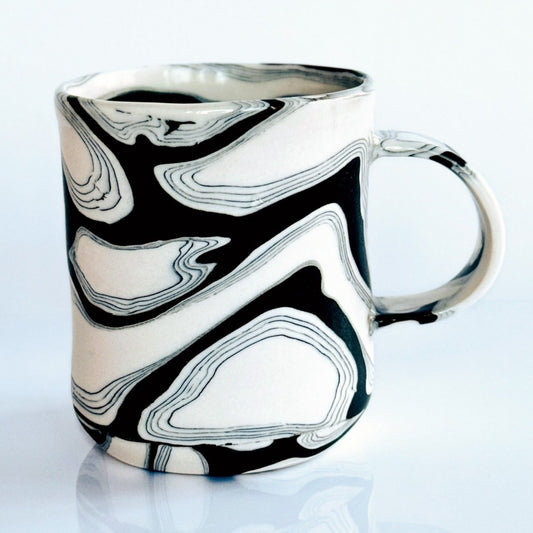 Black & White Nerikomi Mug 4.0