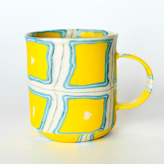 Yellow/Blue Series Nerikomi Mug 1.2