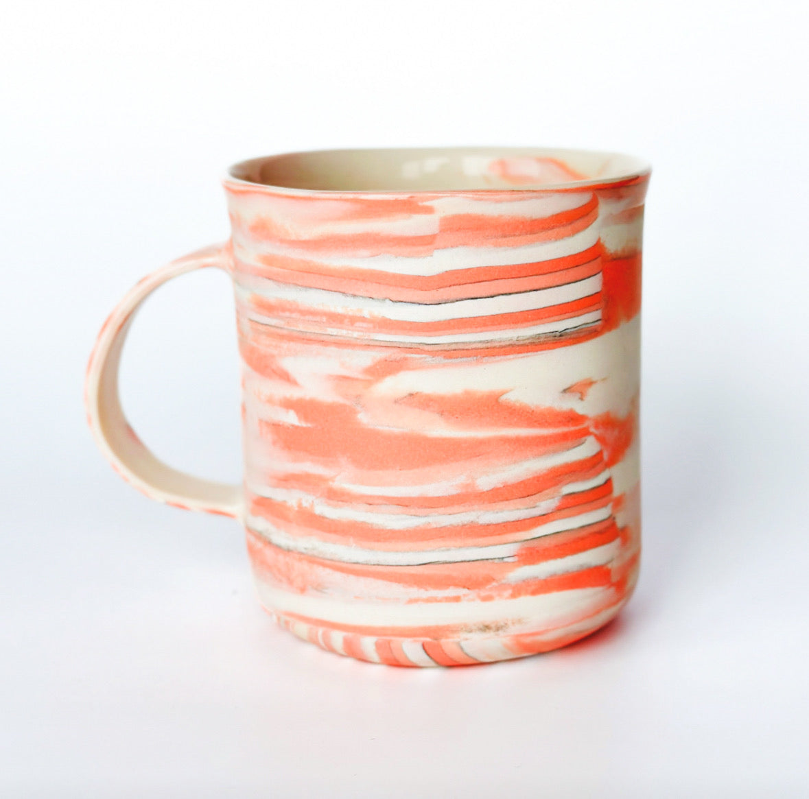 Pink Spiral Nerikomi Mug 1.3