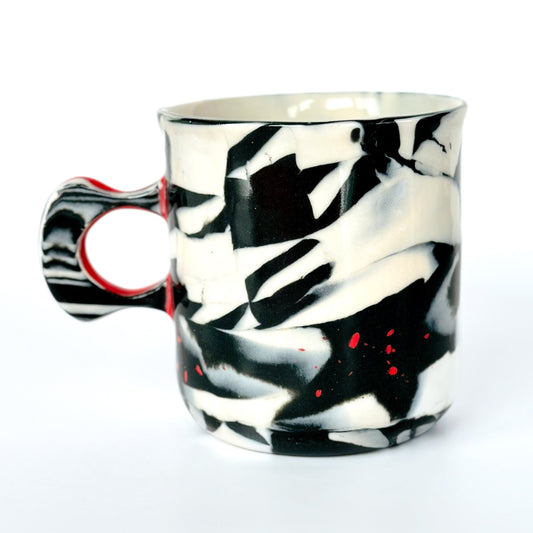 Black & White Nerikomi Mug 2.4