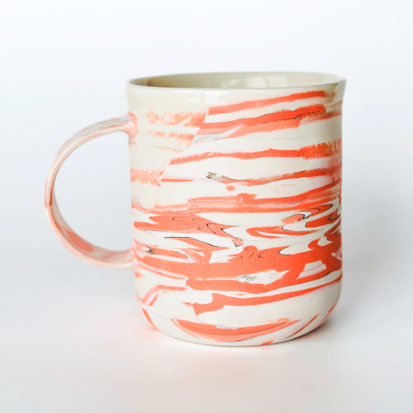 Pink Spiral Nerikomi Mug 1