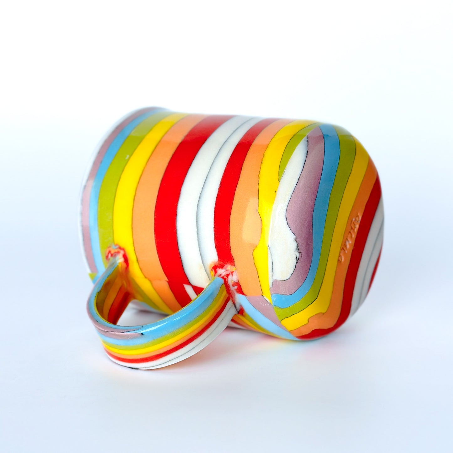 Rainbow Mug 3.2 - Fully Glazed