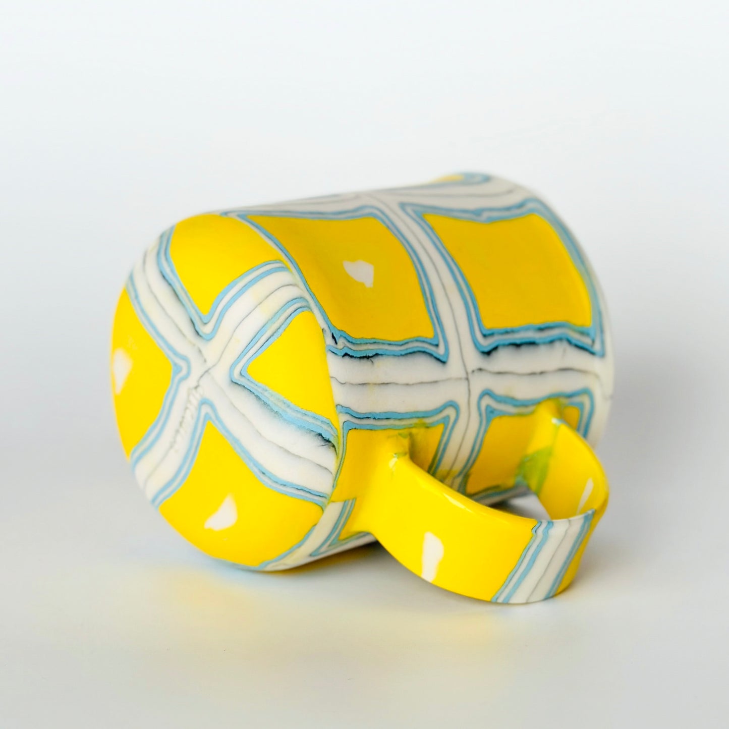 Yellow/Blue Series Nerikomi Mug 1.2