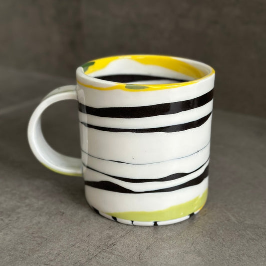 Porcelain Zebra Mug