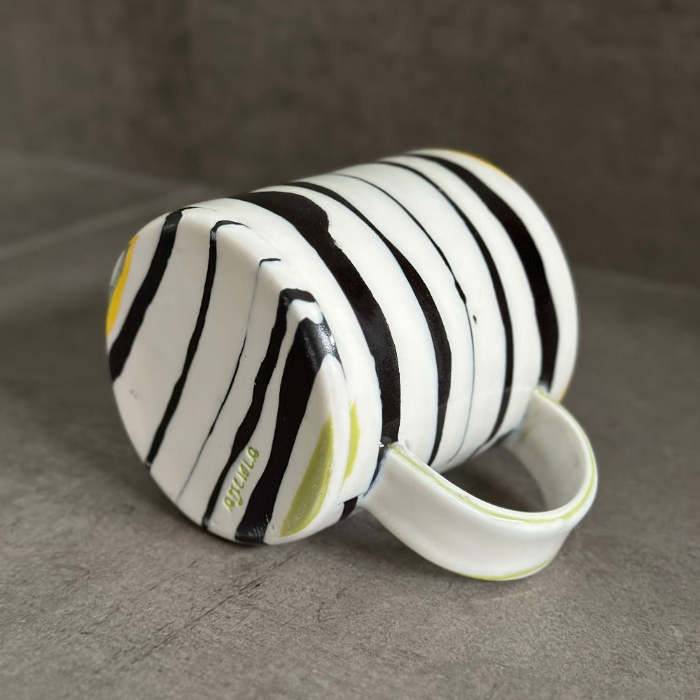 Porcelain Zebra Mug