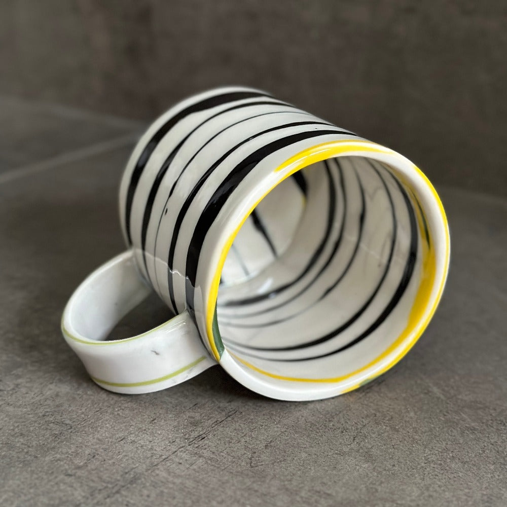 Porcelain Zebra Mug