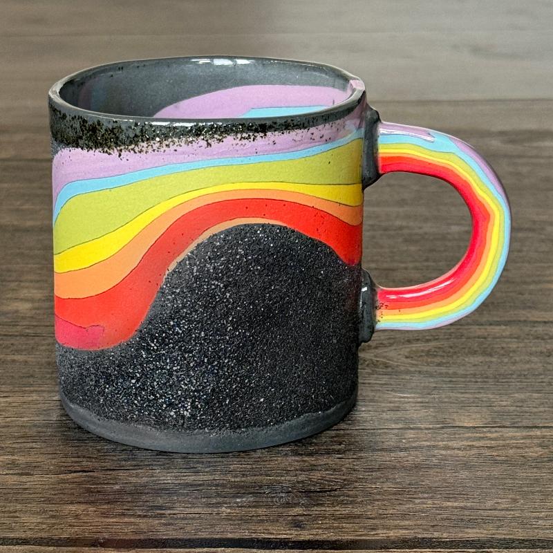 Glittery Rainbow Mug