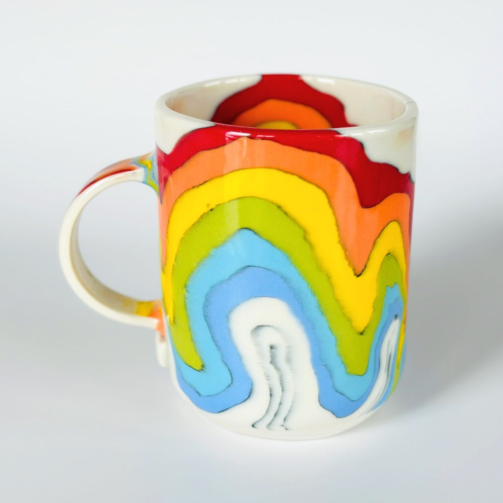 Rainbow Mug 2.12 - Fully Glazed