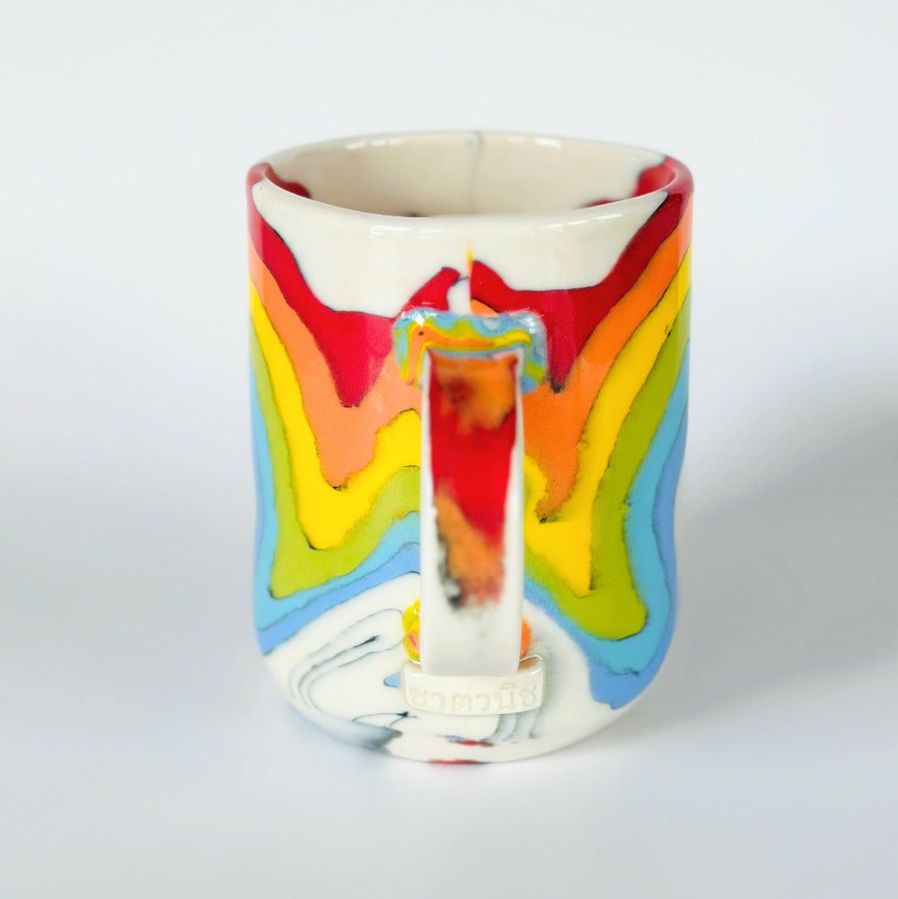 Rainbow Mug 2.12 - Fully Glazed