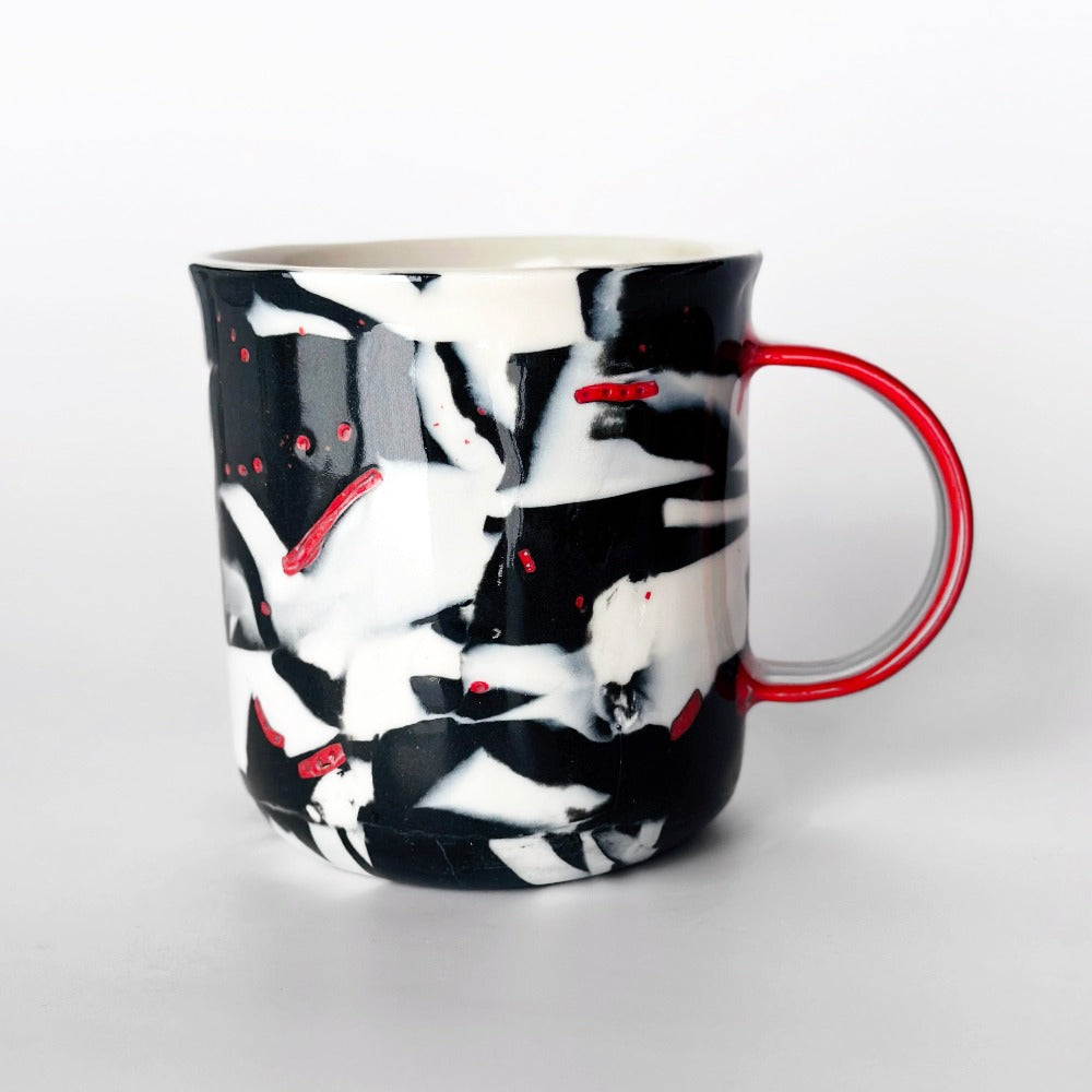 Black & White Nerikomi Mug 2.2