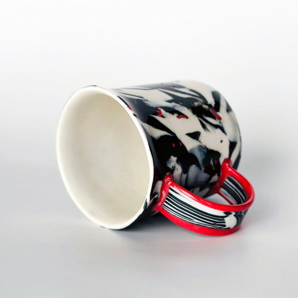 Black & White Nerikomi Mug 2.2