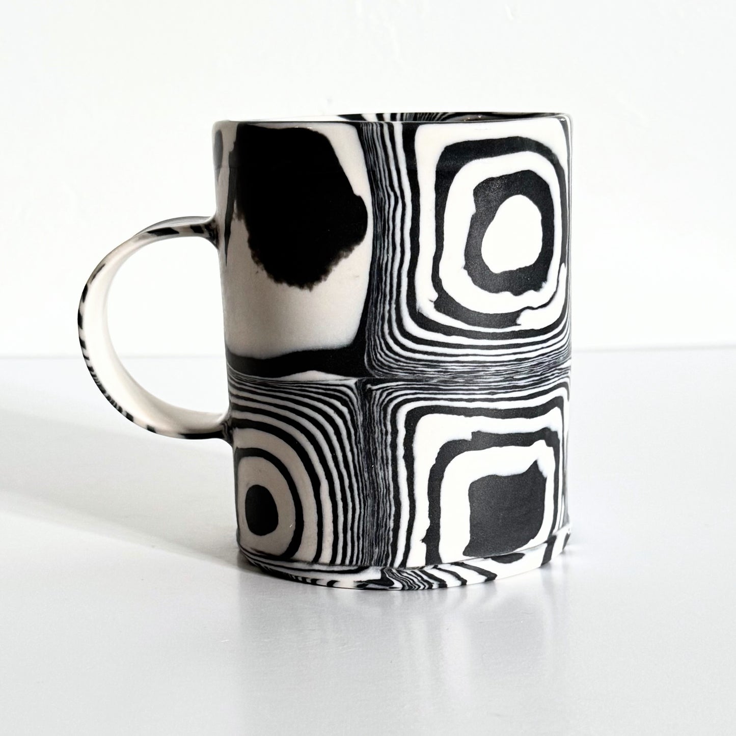 Black and White Circle Mug 2